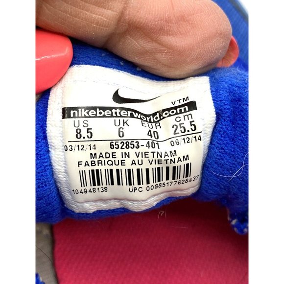 Nike Women’s Flex Experience RN Run 3 Hyper Cobalt Blue Pink 652853-401 Sz 8.5 - Picture 10 of 11